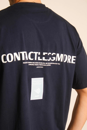 Contactless Tee - Navy Blue