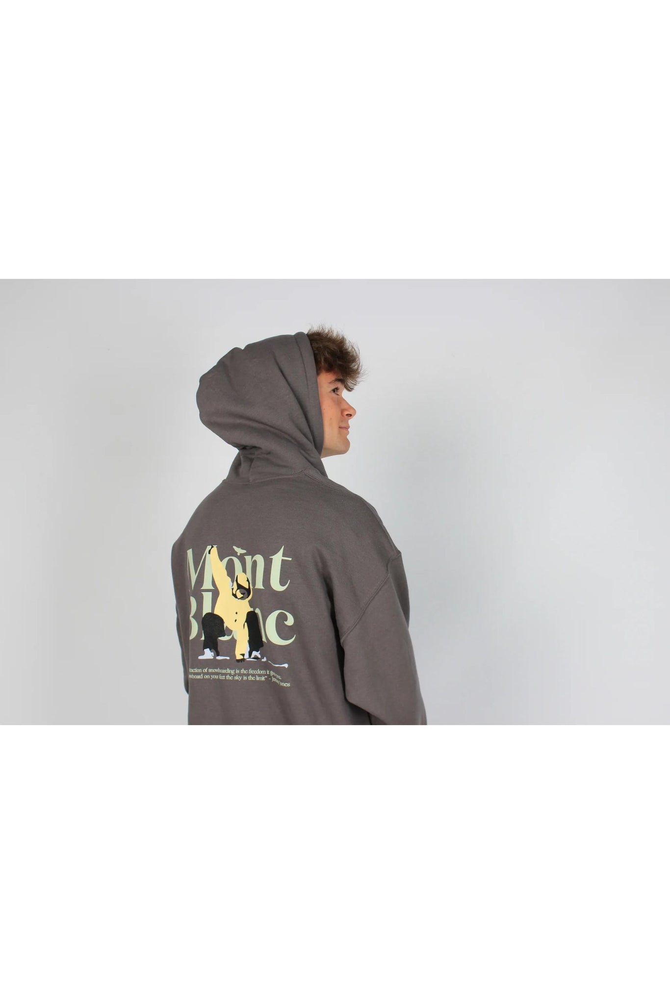 GREY “MONT BLANC” HOODIE