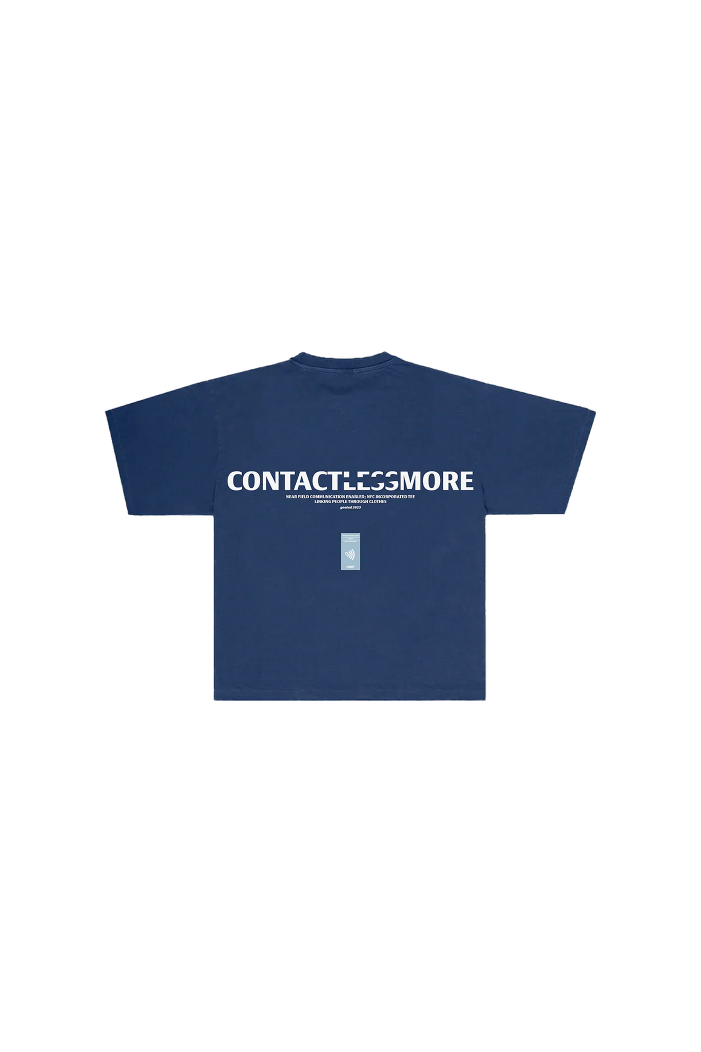 Contactless Tee - Navy Blue