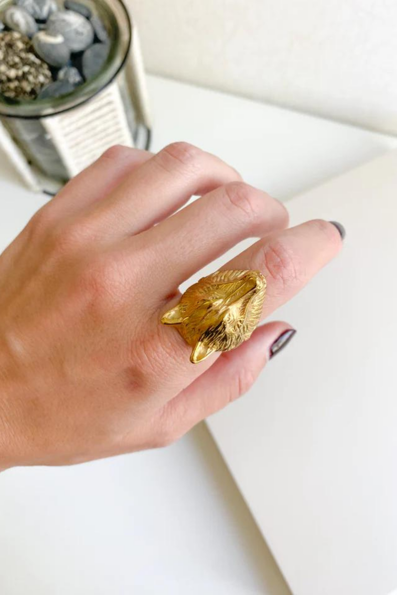 Lobo anillo outlet