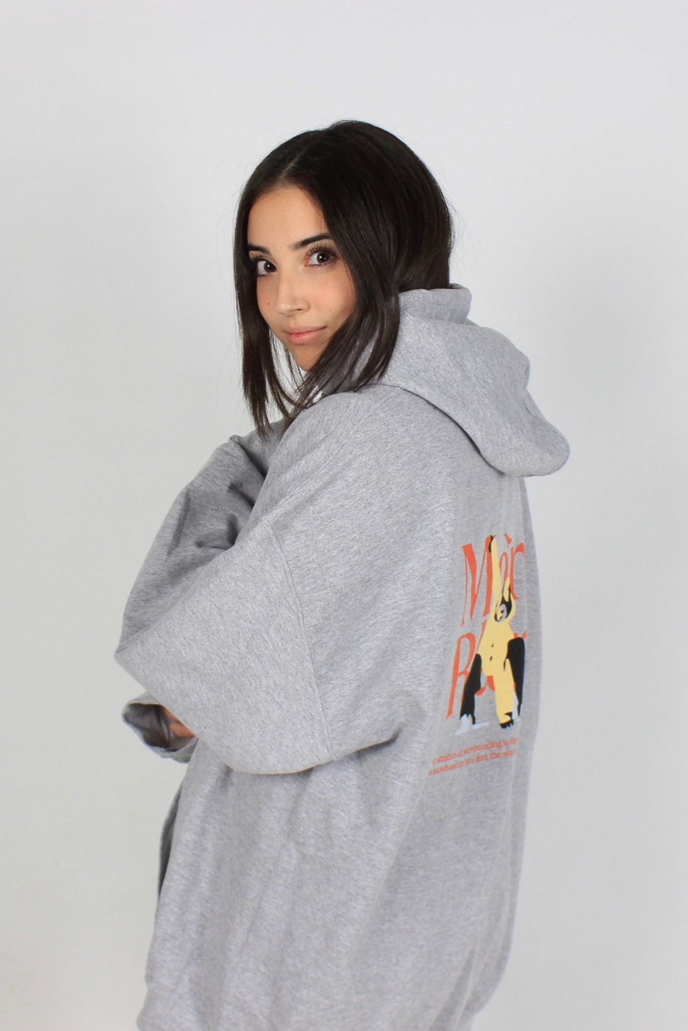 SILVER “MONT BLANC” HOODIE