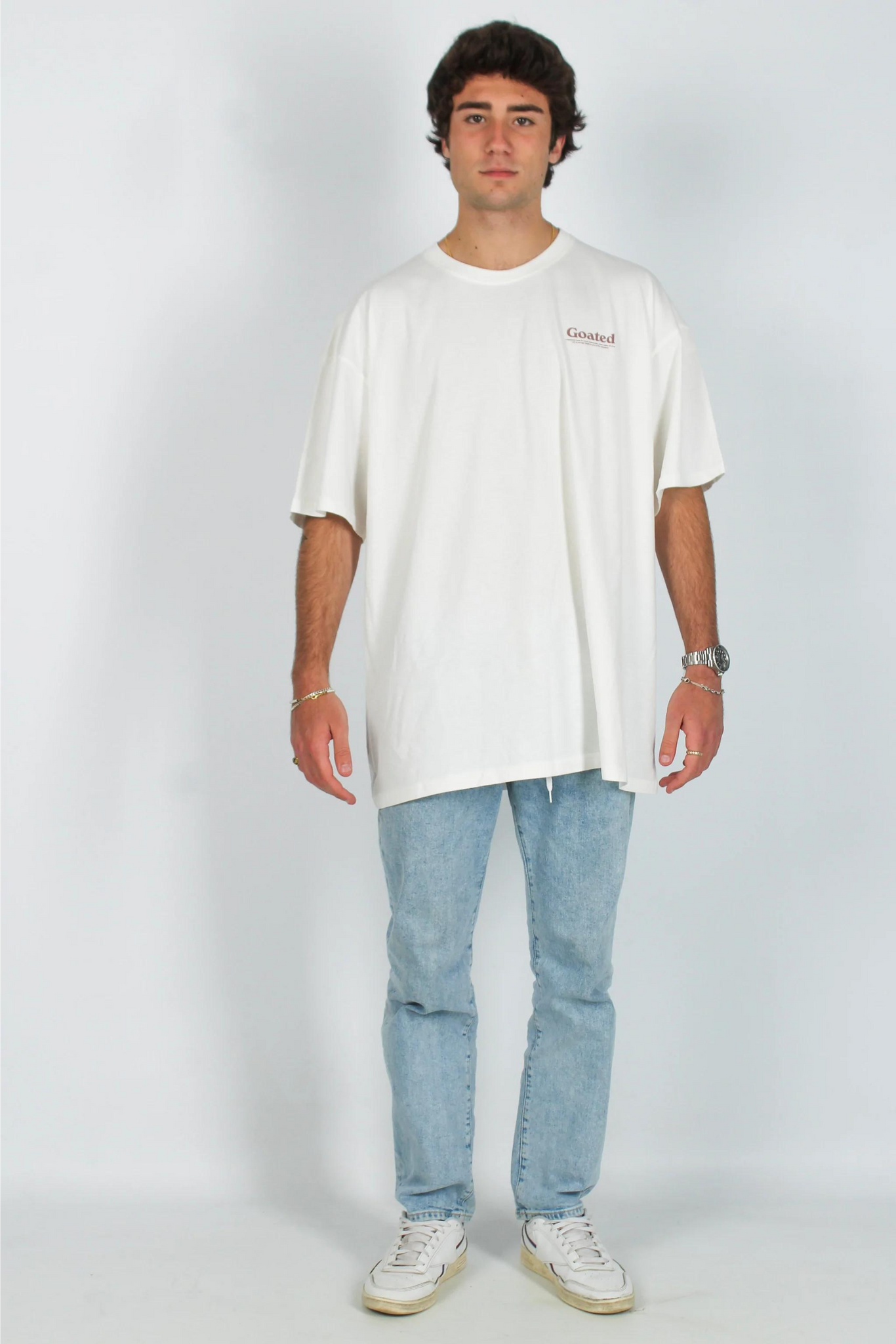 Camiseta Goated - Coconut Milk
