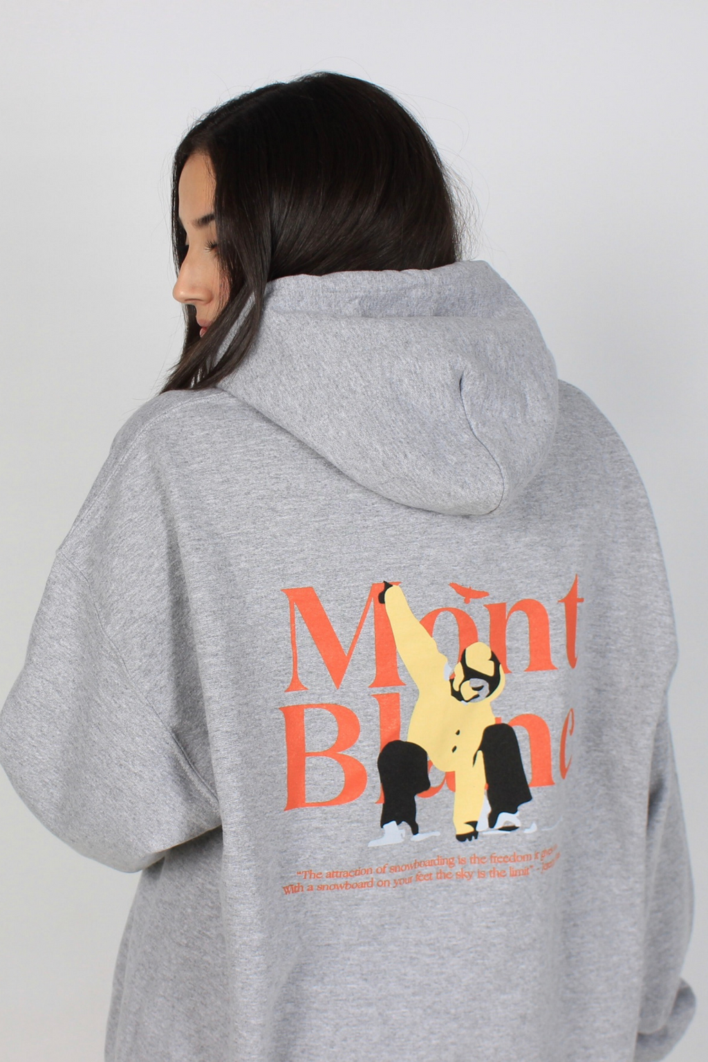 SILVER “MONT BLANC” HOODIE