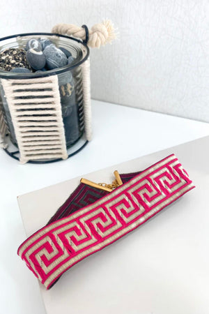 CHOKER CUADRADOS ROSA