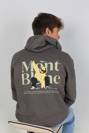 GREY “MONT BLANC” HOODIE