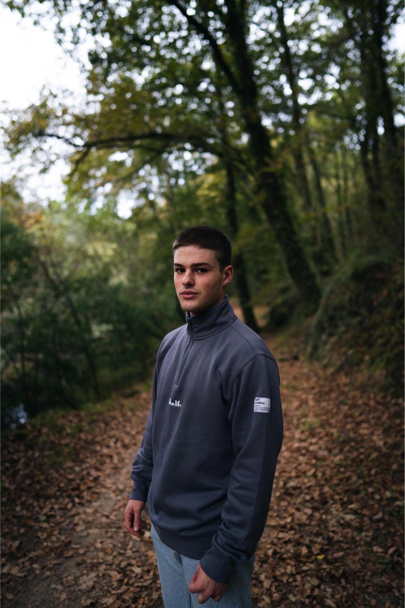 STEEL “HALF” ZIP