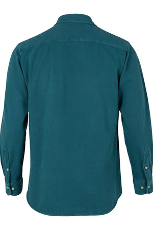 Camisa piqué azul cobalto