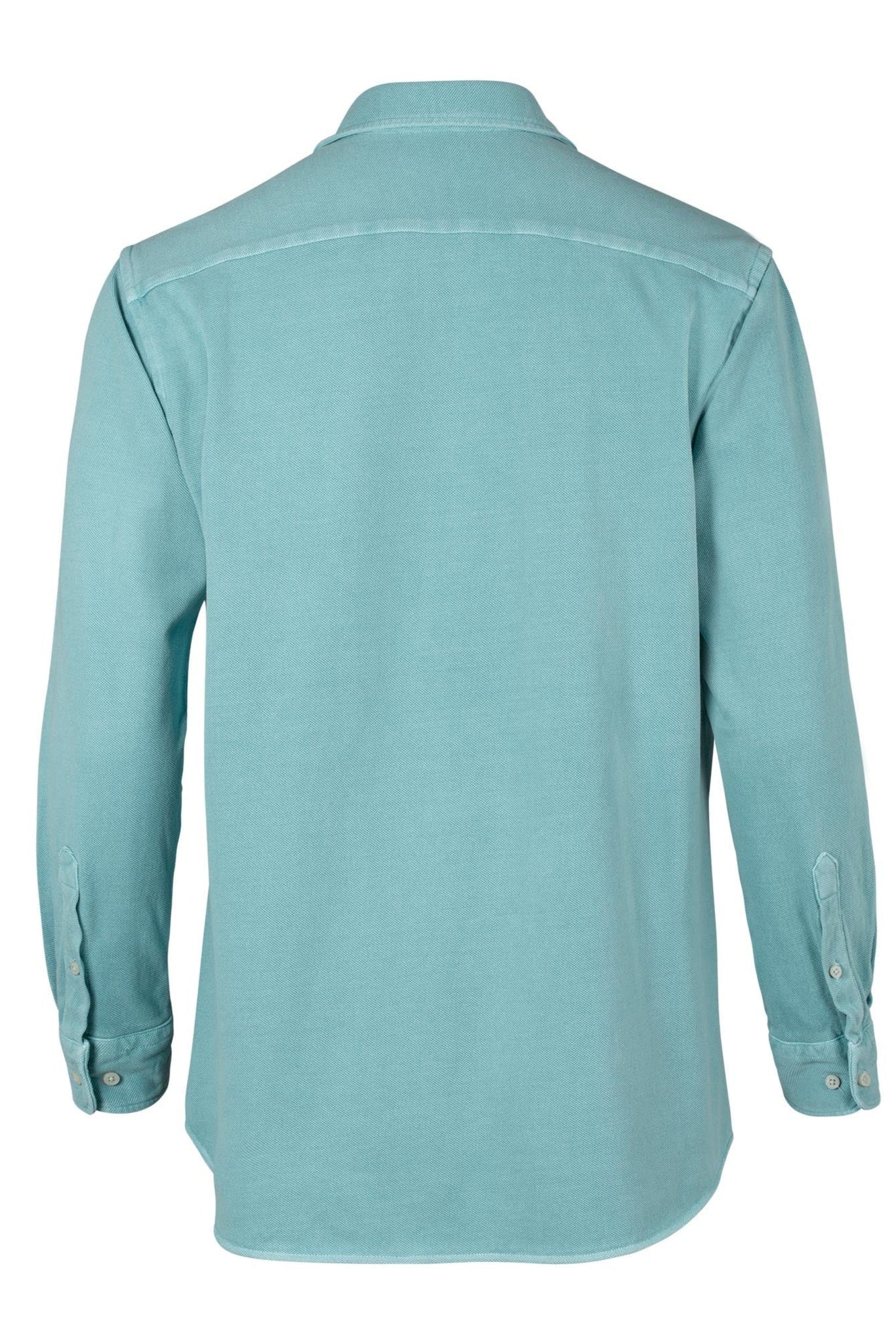Camisa piqué verde agua