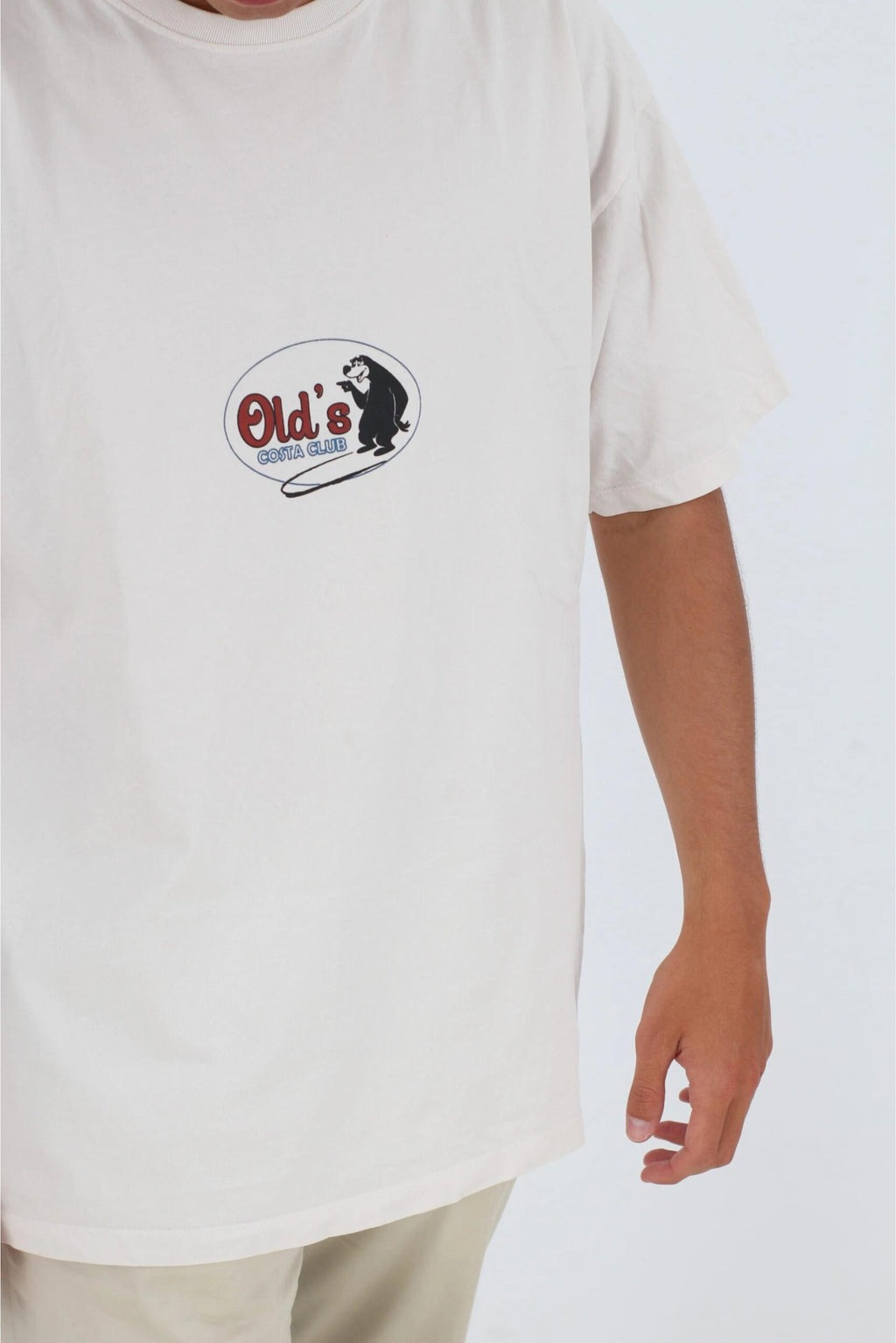 Camiseta La Clope oversize ivory beige
