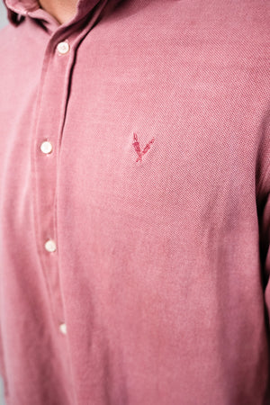 Camisa piqué rosa