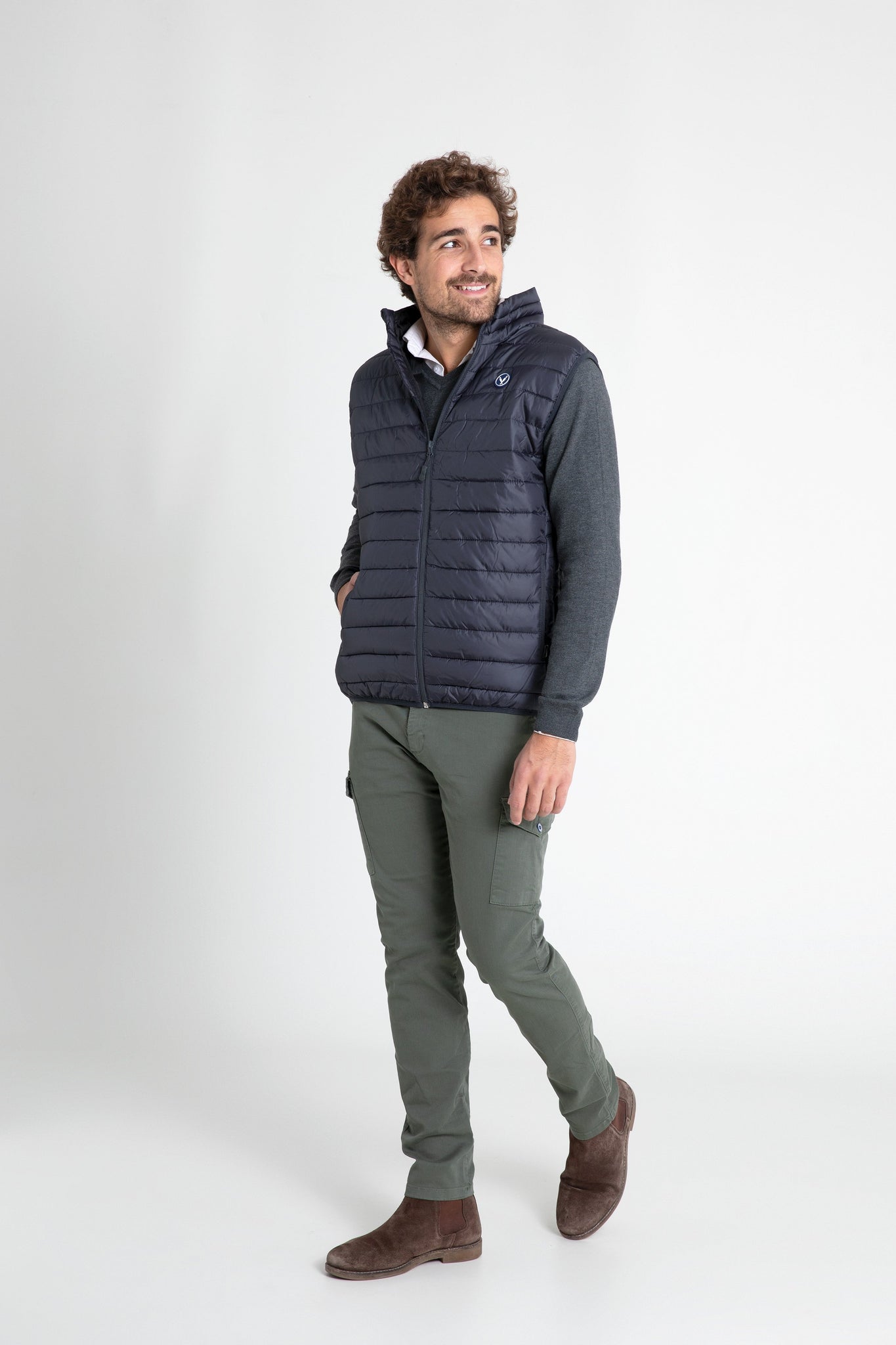 Chaleco azul